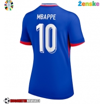 Ženske Nogometnih dresov Francija Kylian Mbappe #10 Domači EP 2024 Kratki rokavi